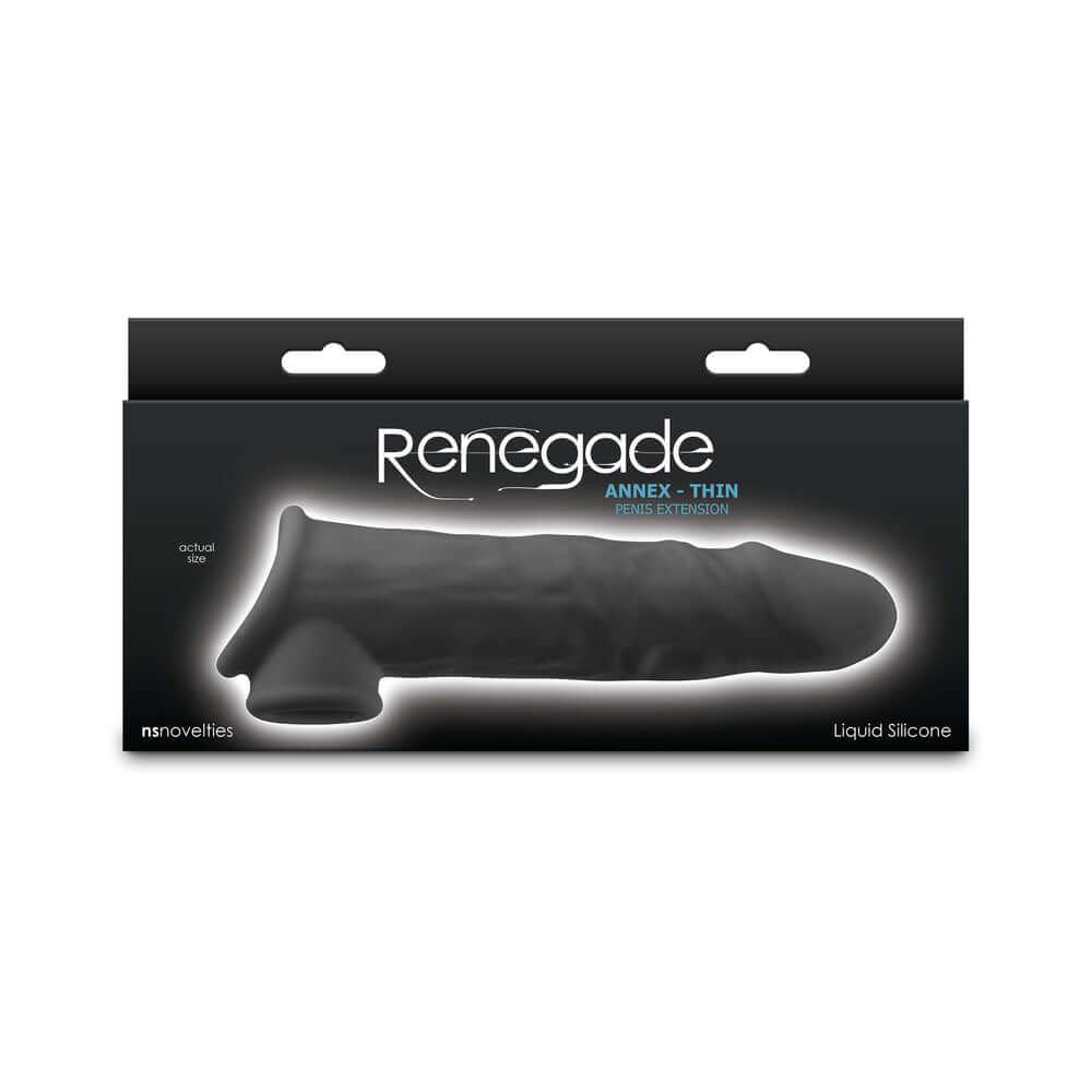 Renegade Annex Thin Penis Extension Black