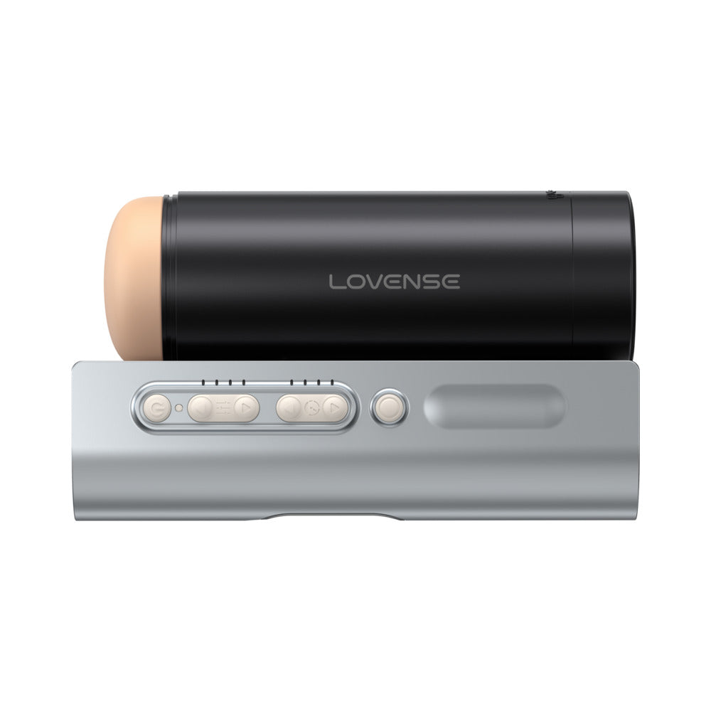 Lovense Solace Pro App Controlled Automatic Male Stroker with intuitive controls for advanced interactive experiences.