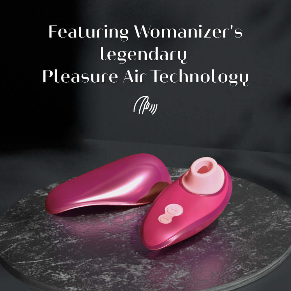 Womanizer x Iggy Azalea Liberty 2 Special Edition Metal Pink showcasing Pleasure Air Technology.
