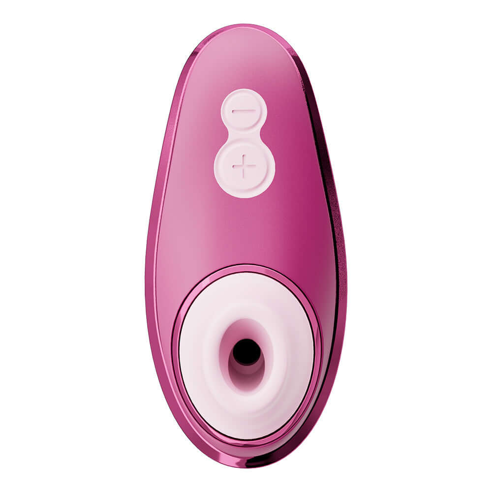 Womanizer x Iggy Azalea Liberty 2 Special Edition Metal Pink, a vibrant clitoral stimulator in metallic pink.