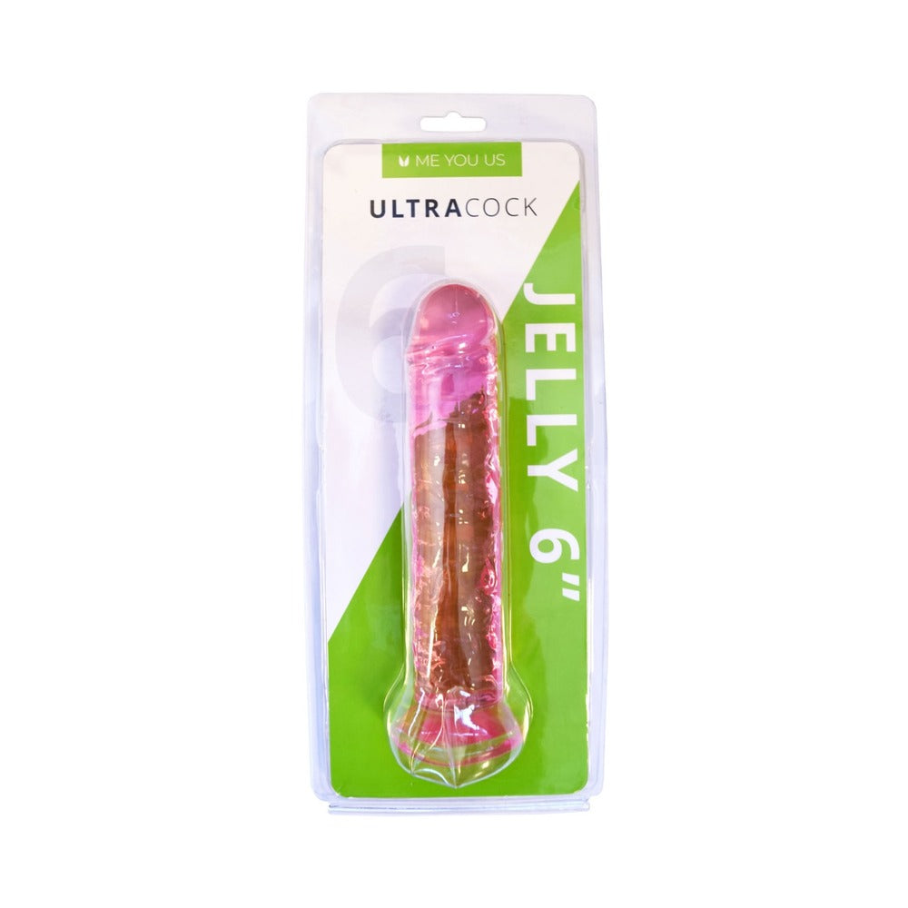 Me You Us Ultracock Pink Jelly 6 inches Dong