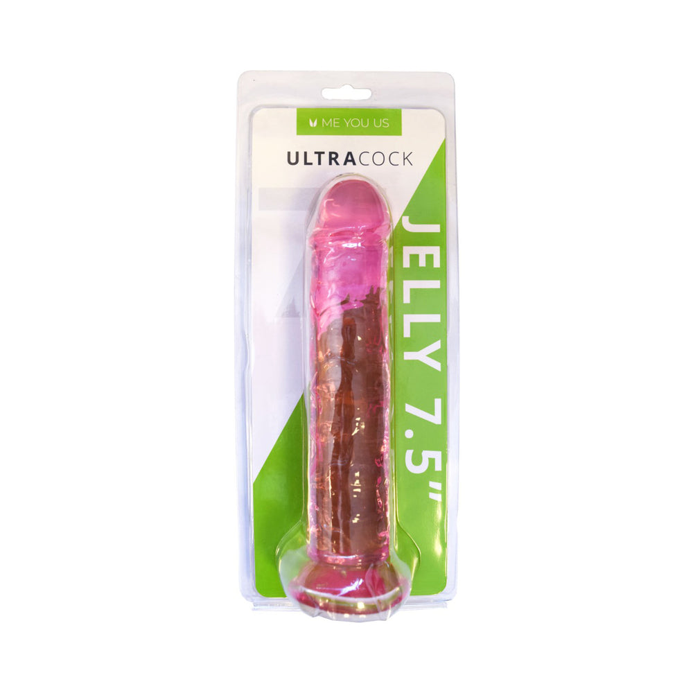 Me You Us Ultracock Pink Jelly 7.5 inches Dong
