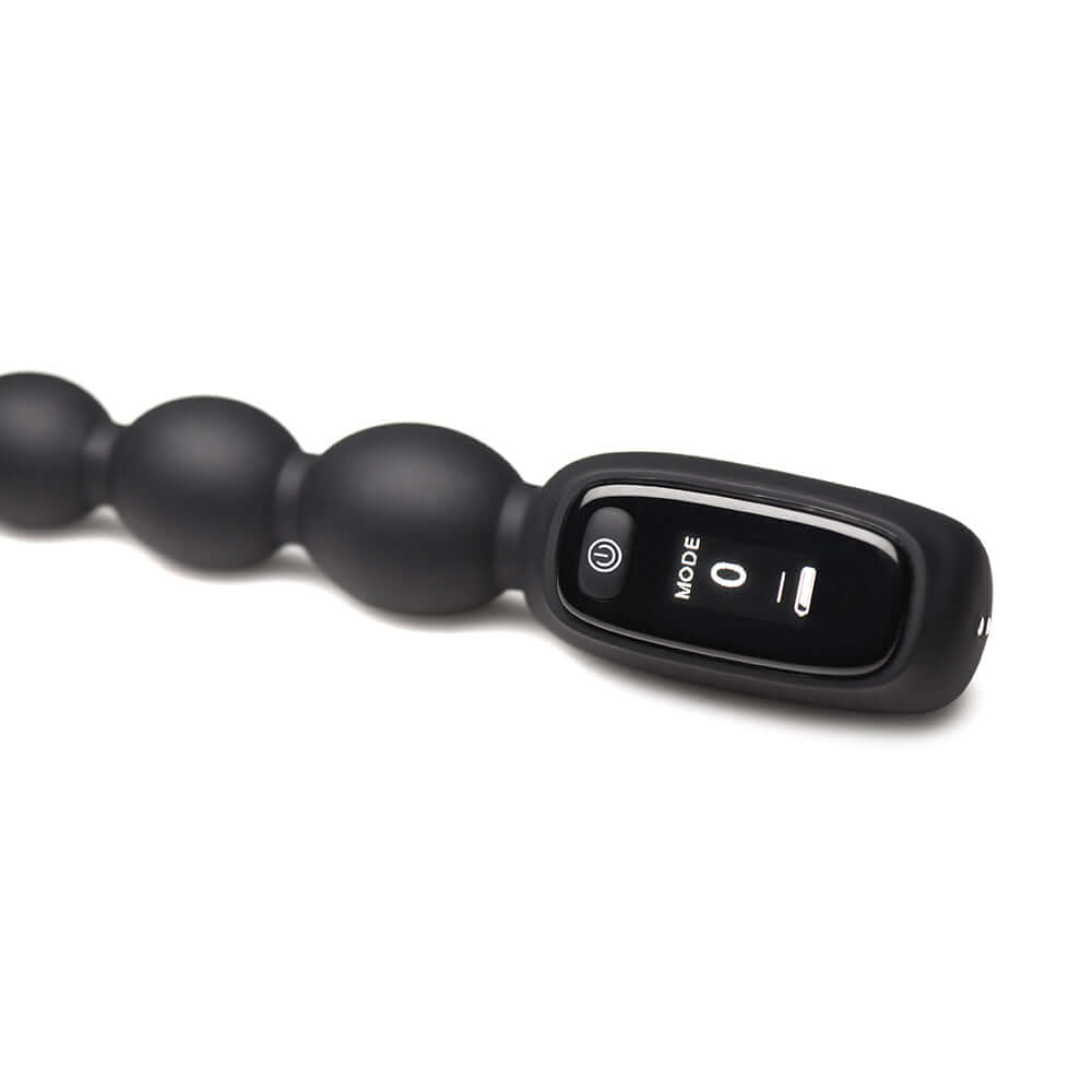 BANG! Digital Silicone Anal Beads Vibrator