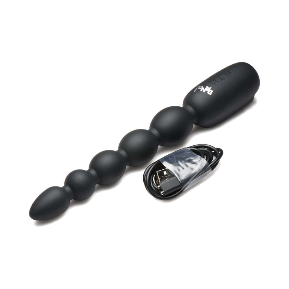 BANG! Digital Silicone Anal Beads Vibrator