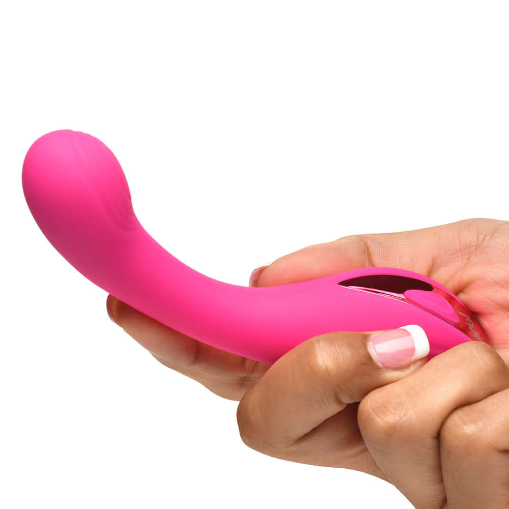 Bang! G-Spot Rechargeable Silicone Vibrator - Pink