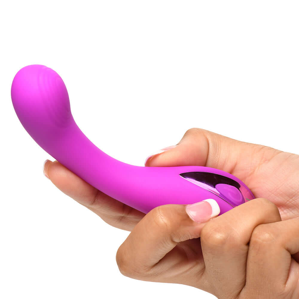 Bang! G-Spot Rechargeable Silicone Vibrator - Purple