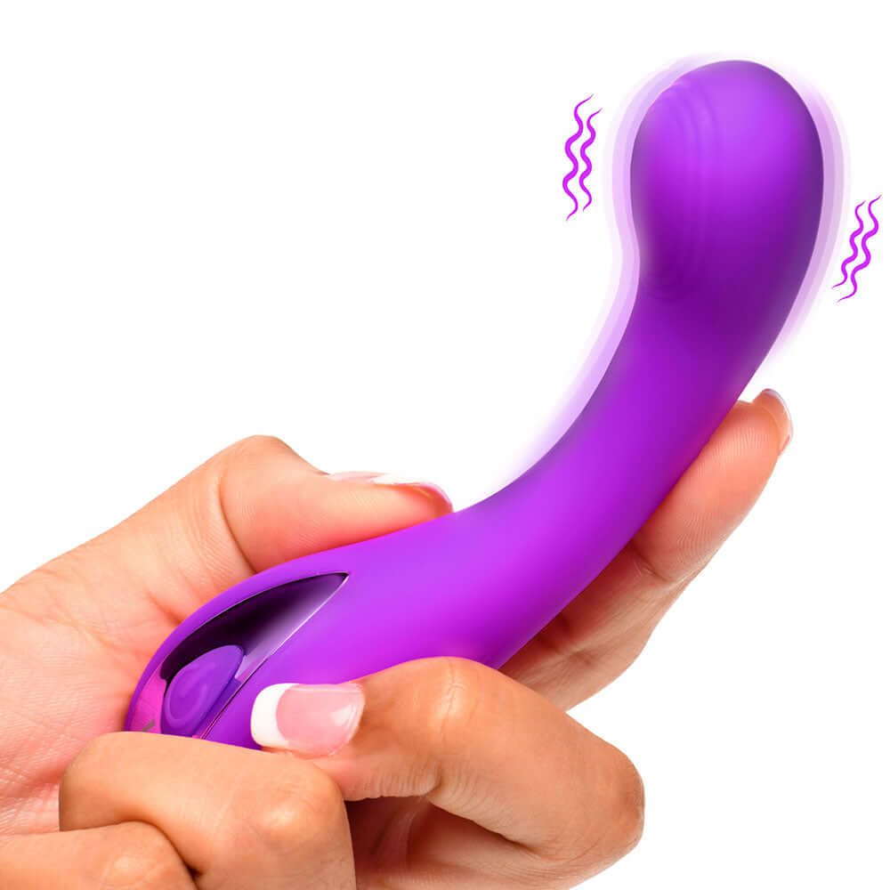 Bang! G-Spot Rechargeable Silicone Vibrator - Purple