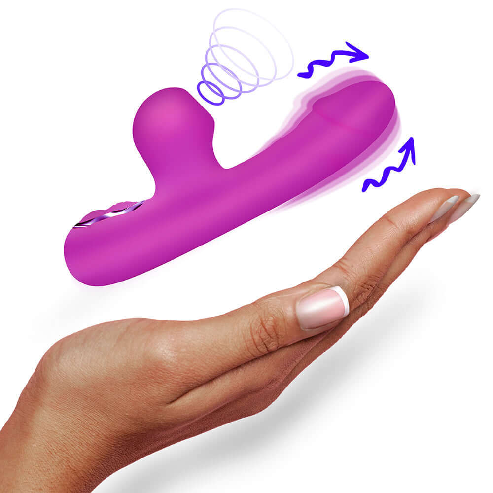 BANG! Mini Suction Rabbit Vibrator Purple