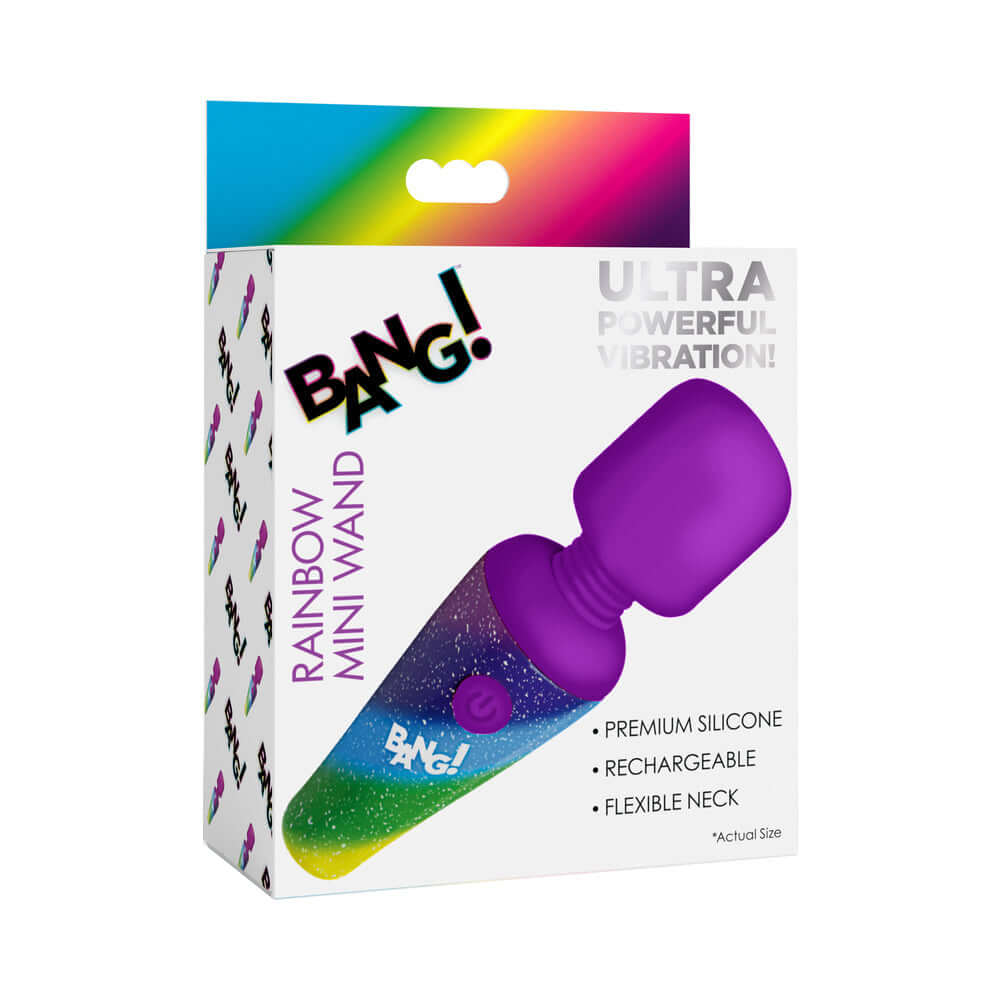 BANG! Rainbow Mini Wand Massager