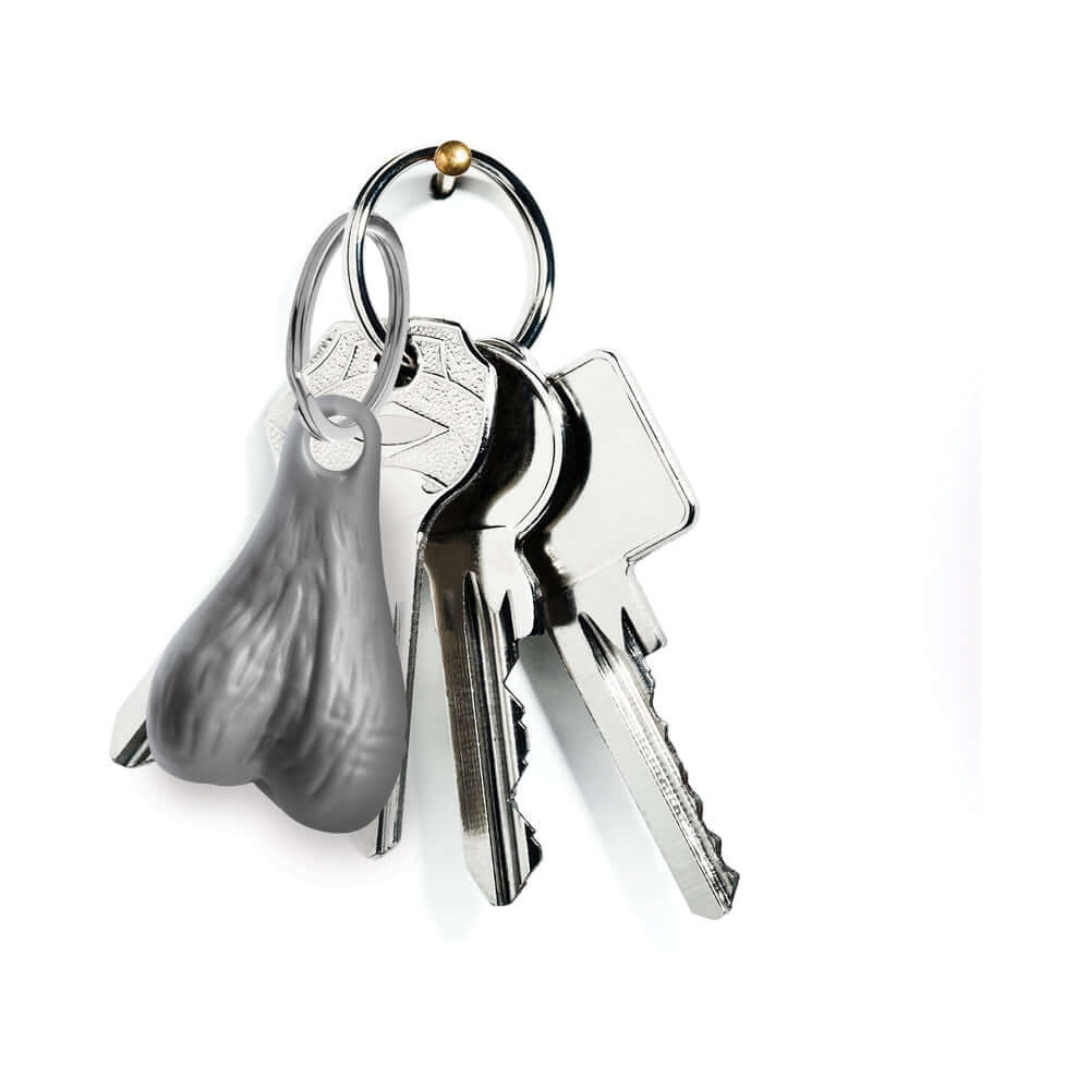 Big Ballers Nuts Keychain Set Dark/Light/Silver