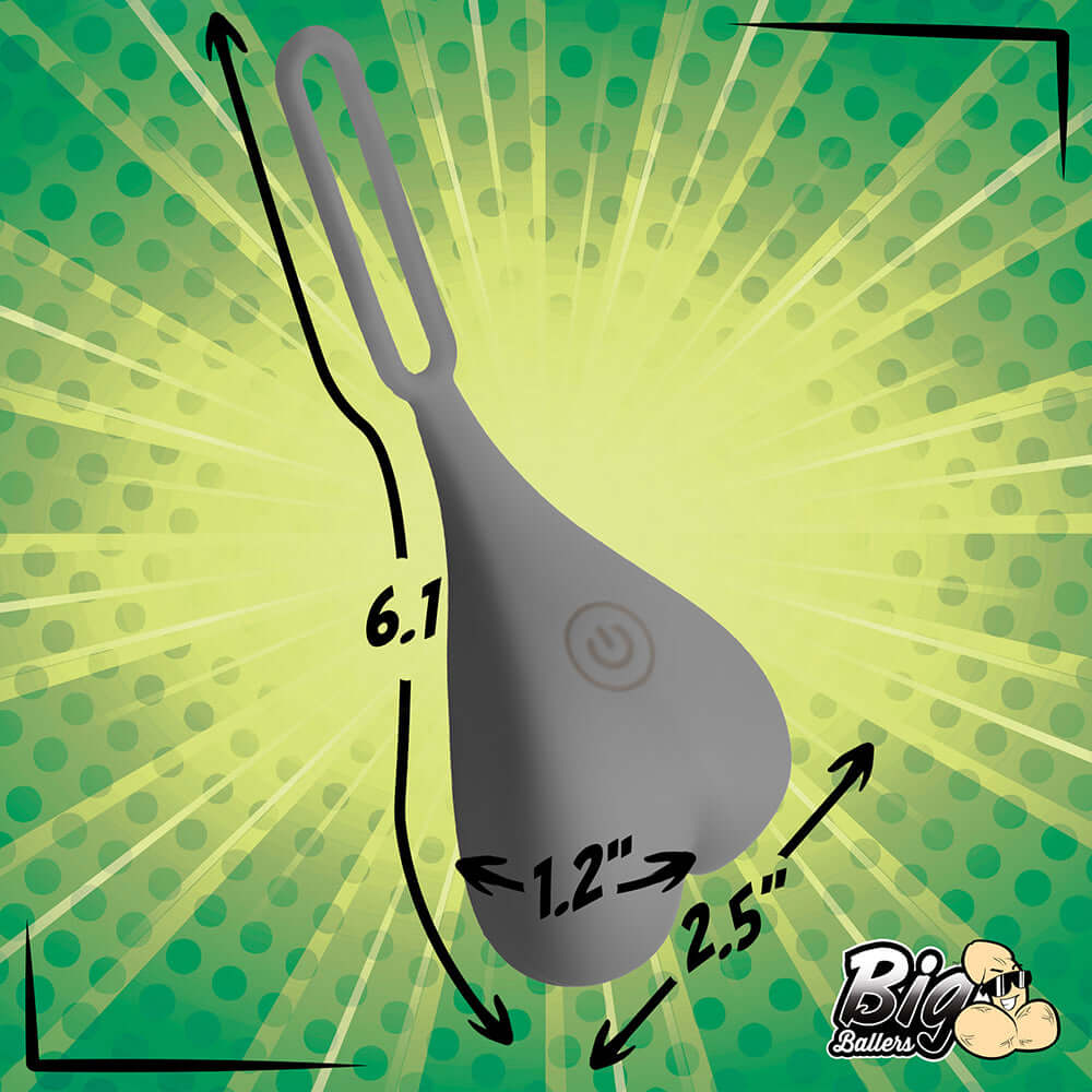 Big Ballers Teeny Weeny Truck Nuts Black