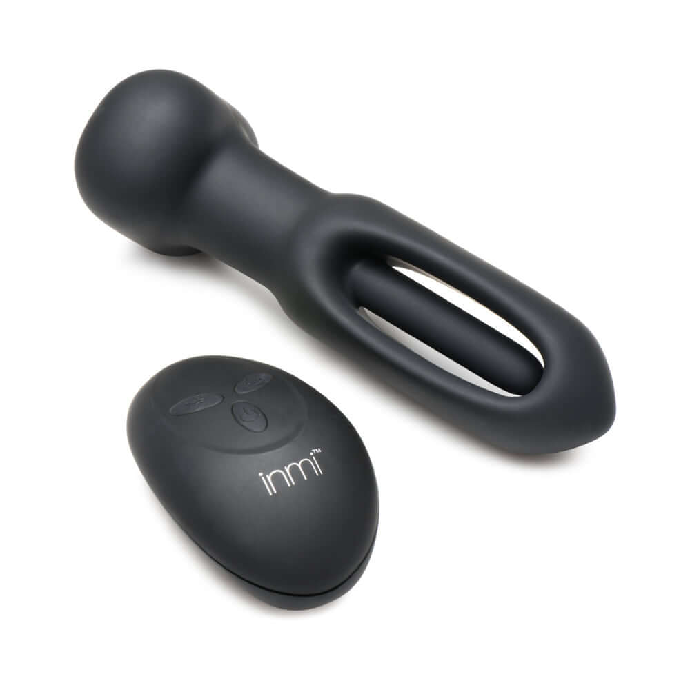 Flickers Bum Flick Flicking & Vibrating Silicone Butt Plug with Remote
