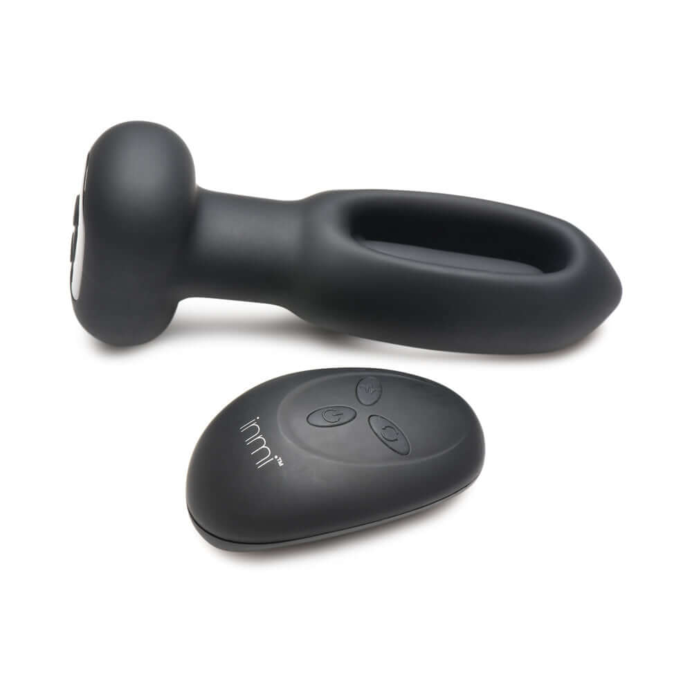 Flickers Bum Flick Flicking & Vibrating Silicone Butt Plug with Remote