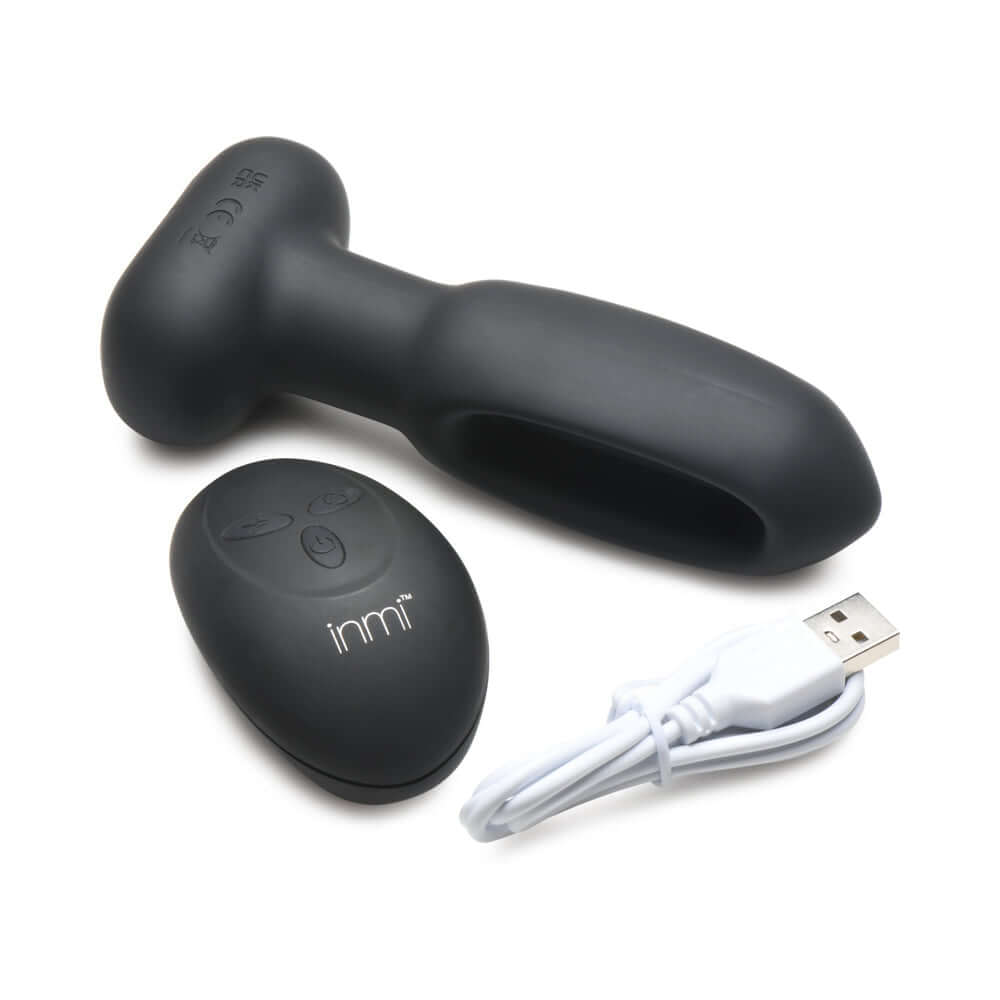 Flickers Bum Flick Flicking & Vibrating Silicone Butt Plug with Remote