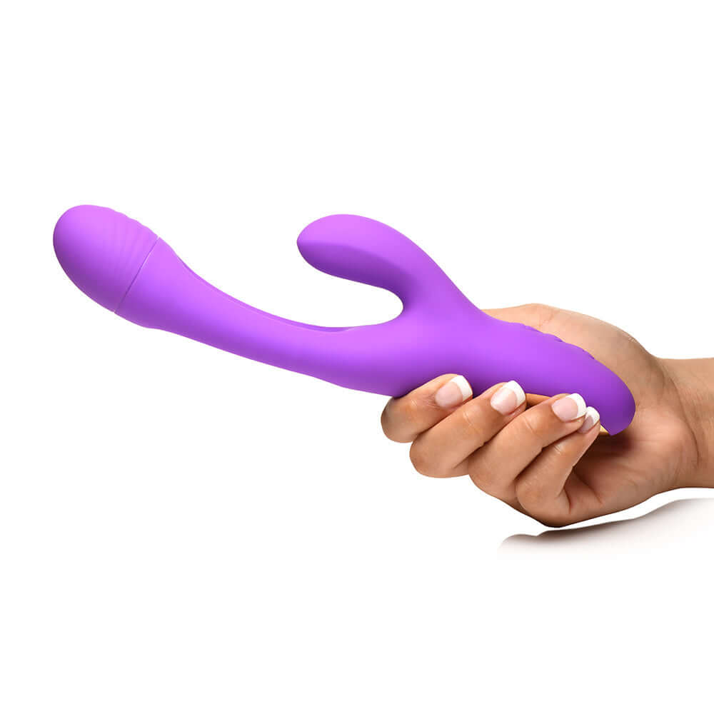 Flickers Tri-Flick Flicking Silicone Rabbit Vibrator