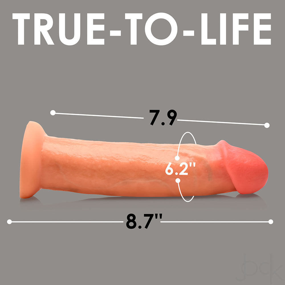 JOCK 8.5 inches Realistic Skin Silicone Dildo
