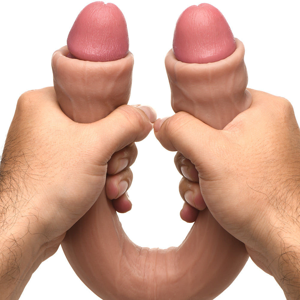 JOCK Real Skin 15.75 inches Double Dildo Medium