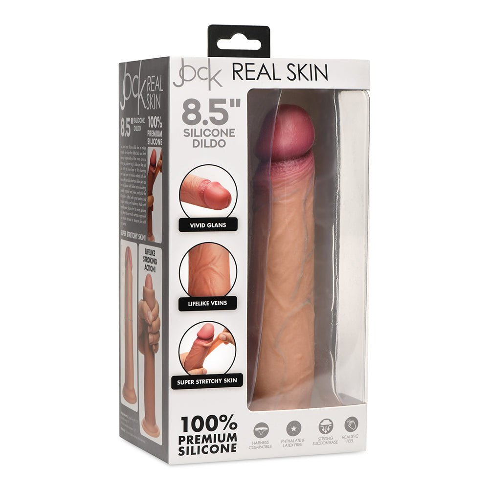 JOCK Real Skin 8.5 inches Silicone Dildo Medium
