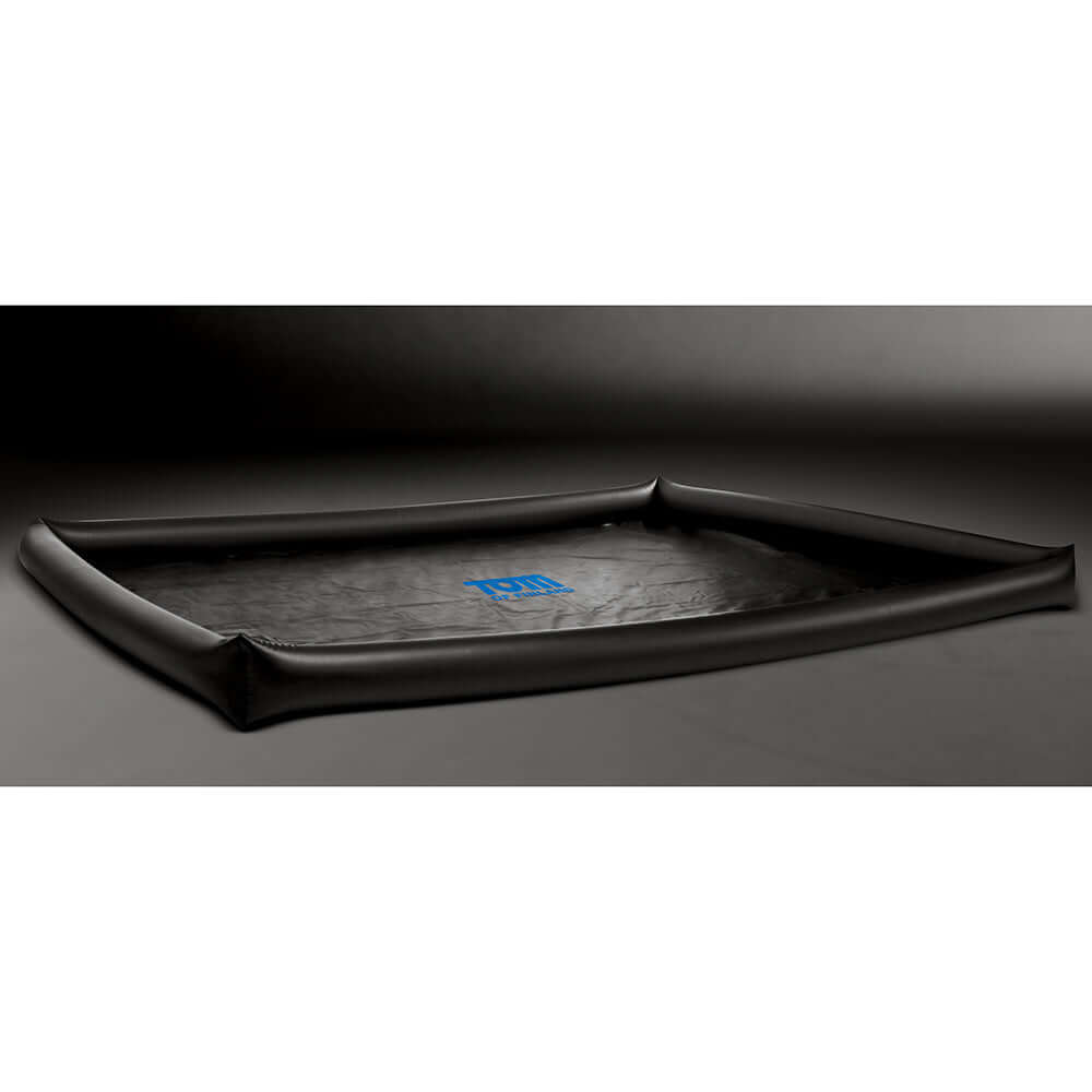 Tom of Finland Water Sports Sheet with inflatable raised edges for adventurous fun in play spaces.