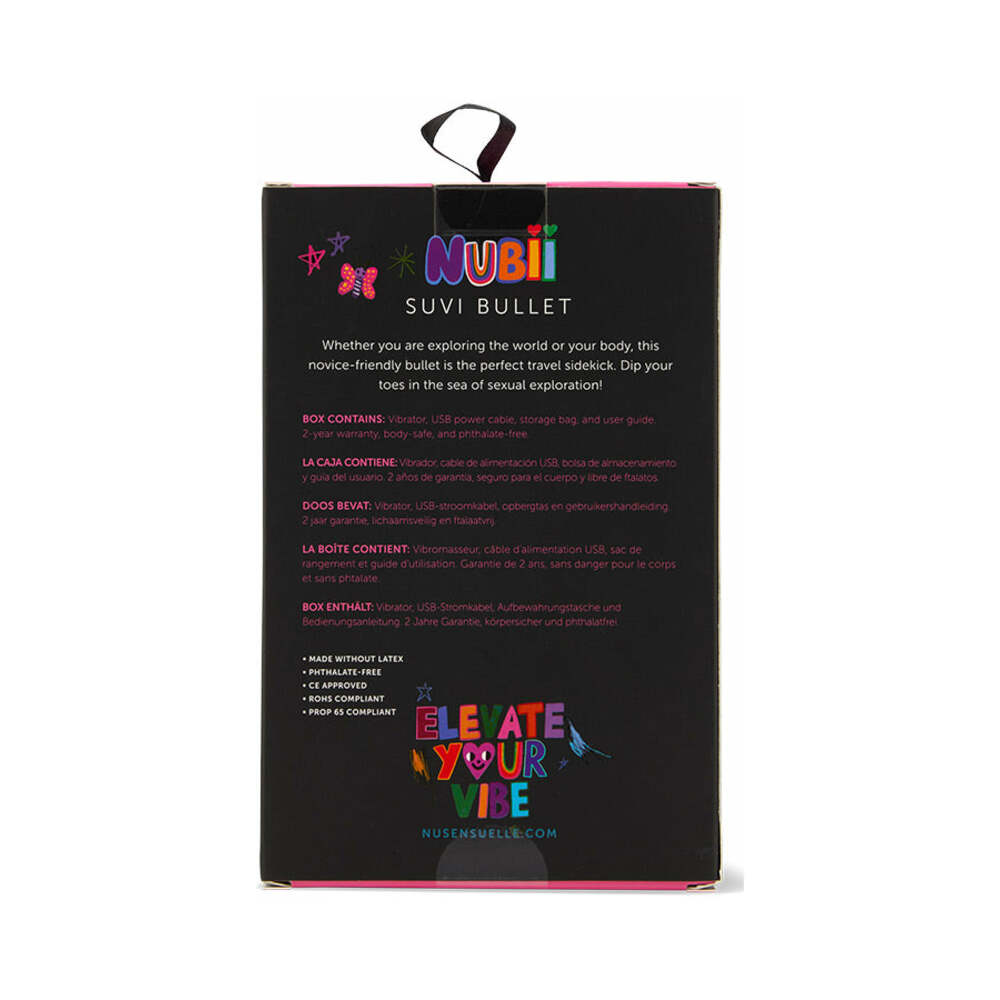 Nu Sensuelle Suvi Nubii Pointed Tip Bullet with 10 Functions Ultra Violet