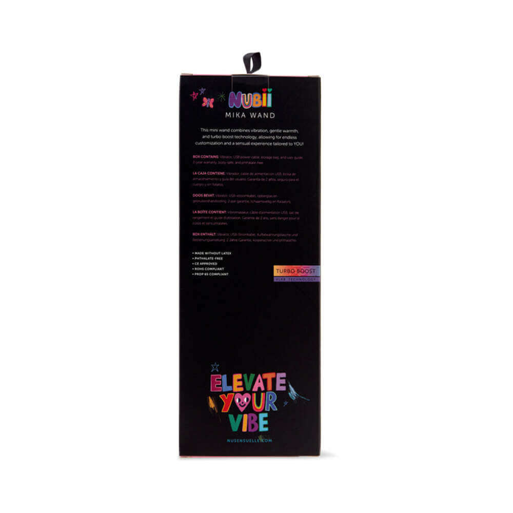 Nu Sensuelle Mika Nubii Wand with Turbo Boost and Heat Blue