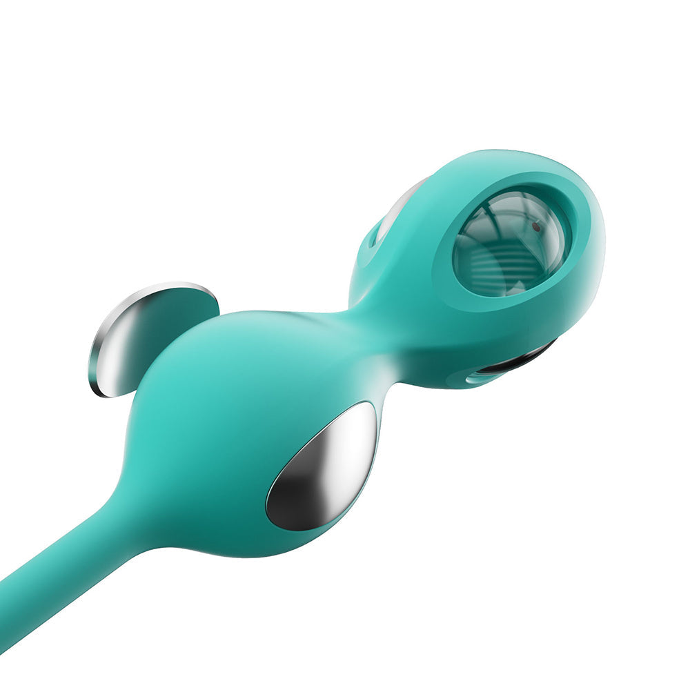 Honey Play Box Elektra App-Controlled E-Stim Kegel Training Set Cyan