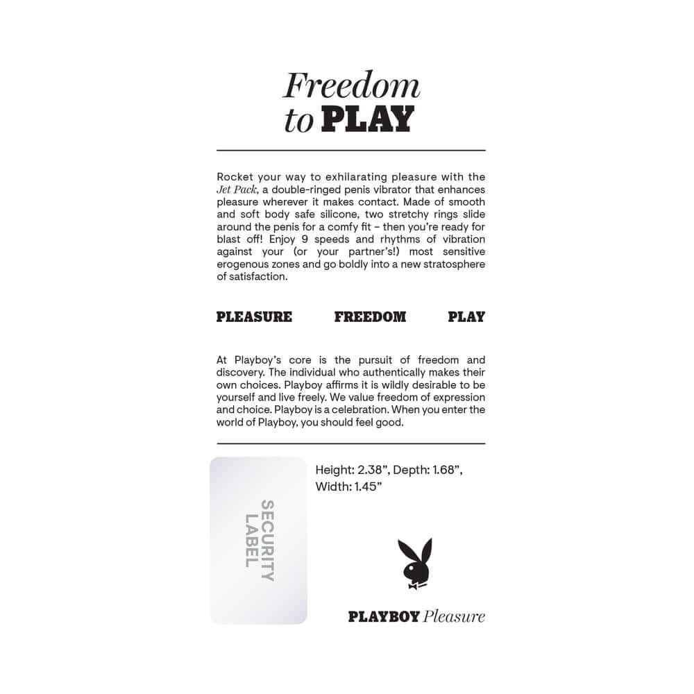 Playboy Jet Pack Vibrator Navy