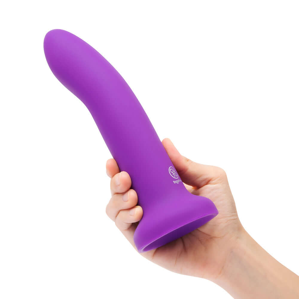 Together Duo 2-Piece 5 / 7 inches Silicone Dildo & Harness Set Purple