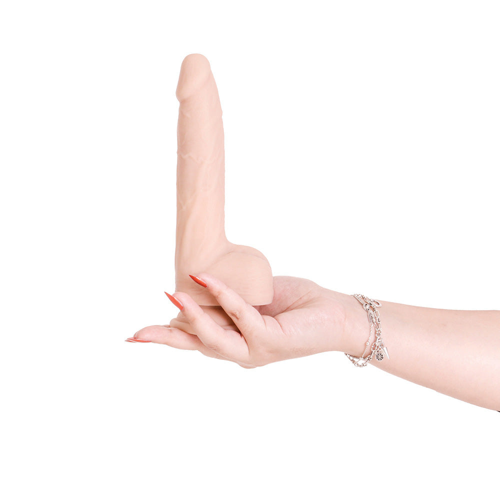 Naked Addiction Thrusting Dong with Remote 8.5 inches Vanilla