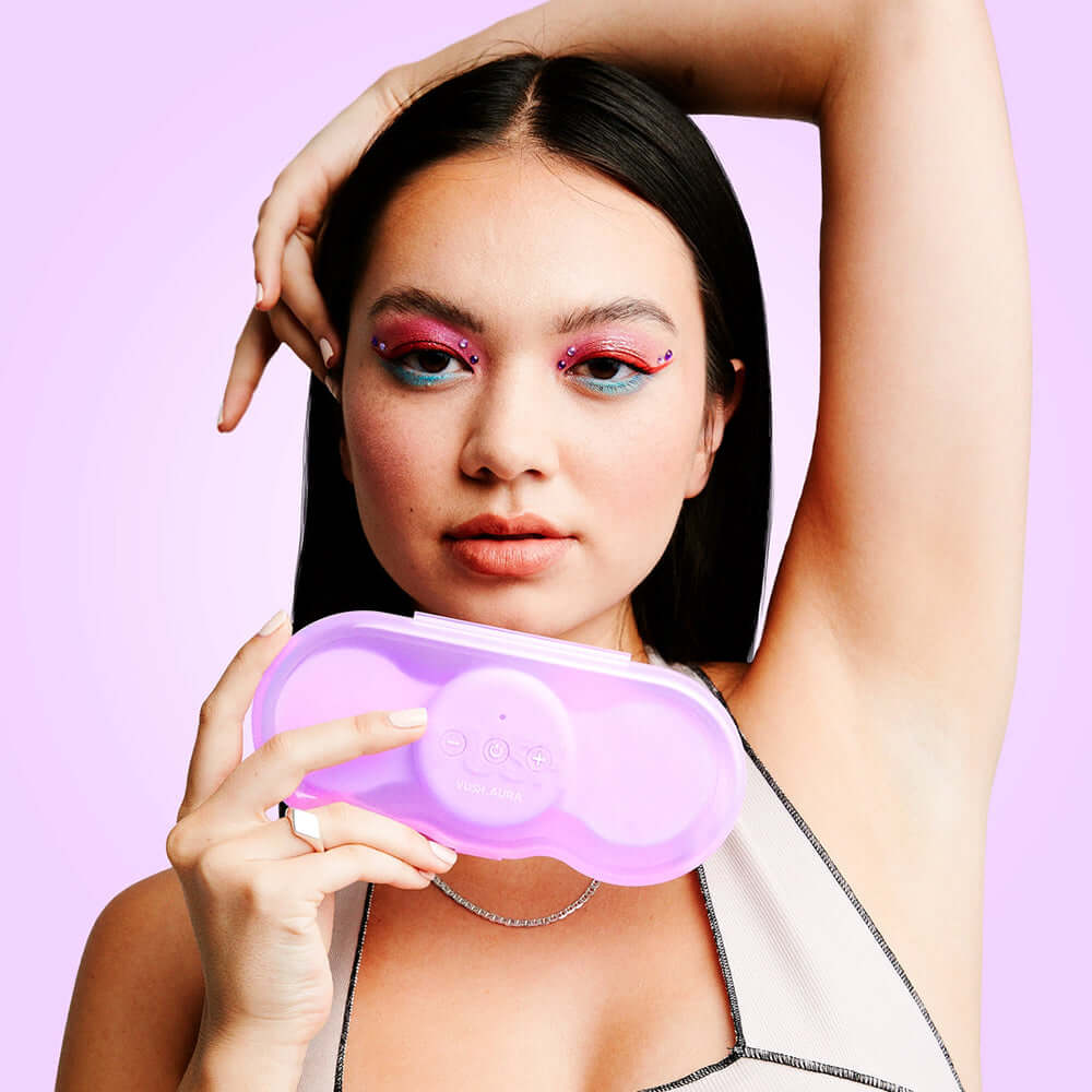 VUSH Aura Wireless Rechargable TENS Device with Travel Case