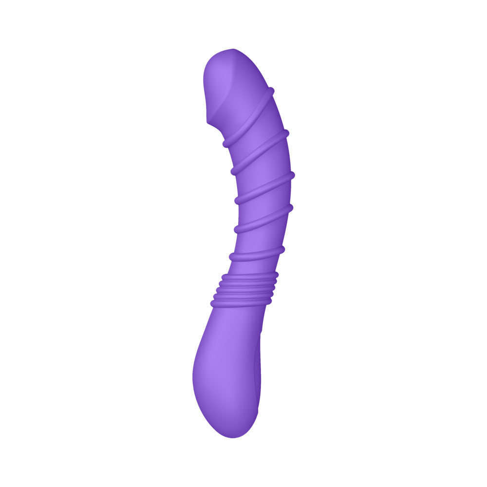 Luv Inc Rv21: Ribbed Vibrator Purple