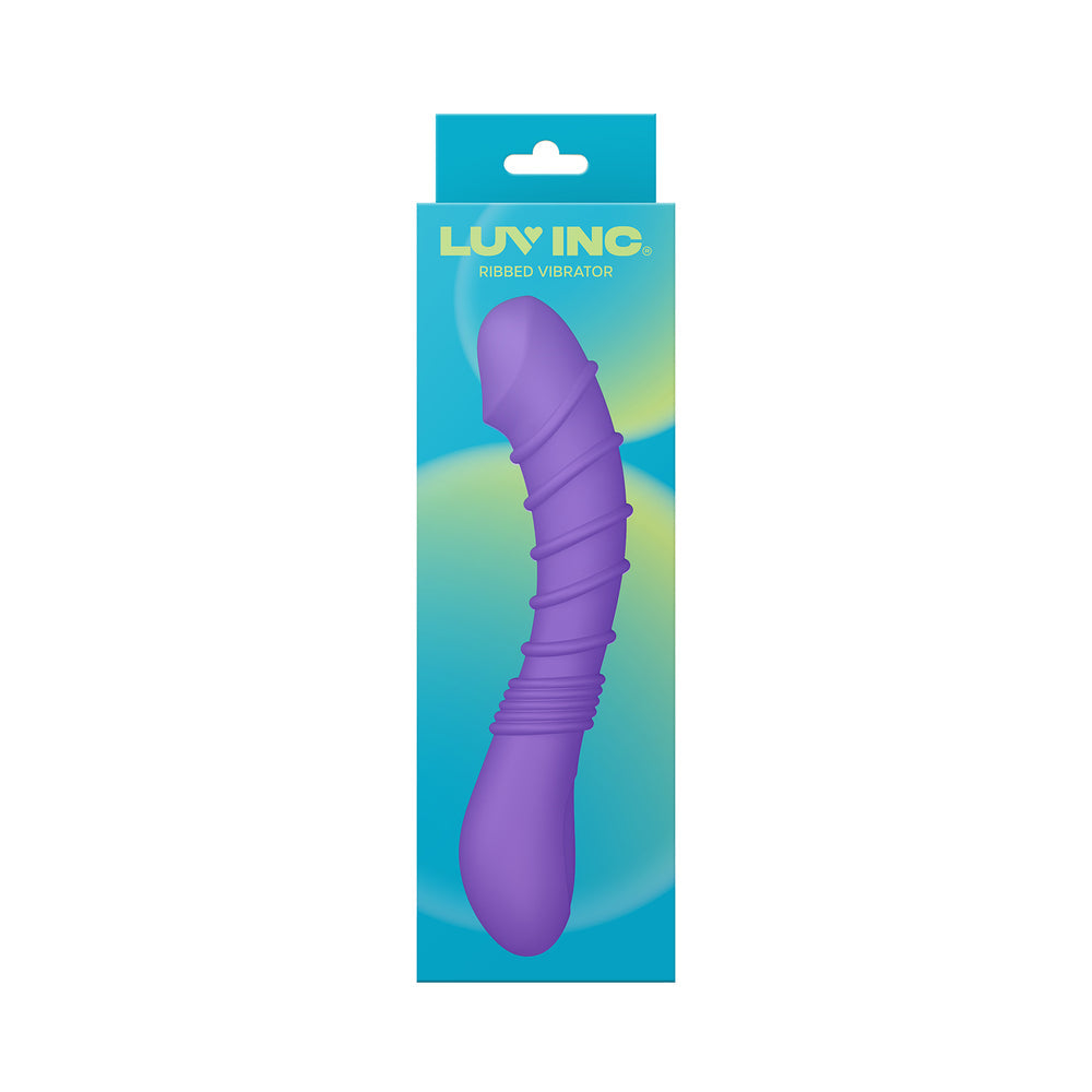 Luv Inc Rv21: Ribbed Vibrator Purple