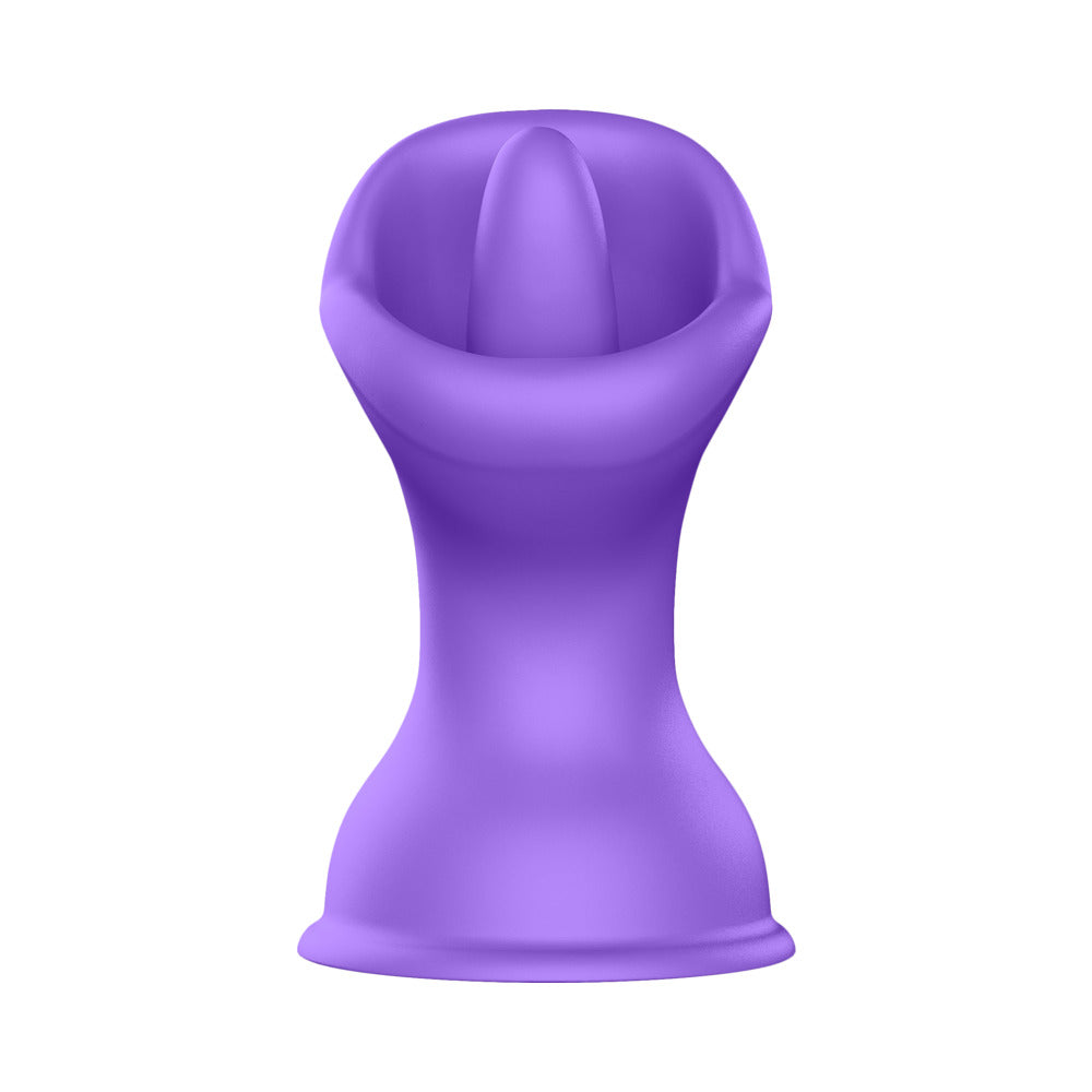 Luv Inc Mv57: Mouth & Tongue Vibrator Purple