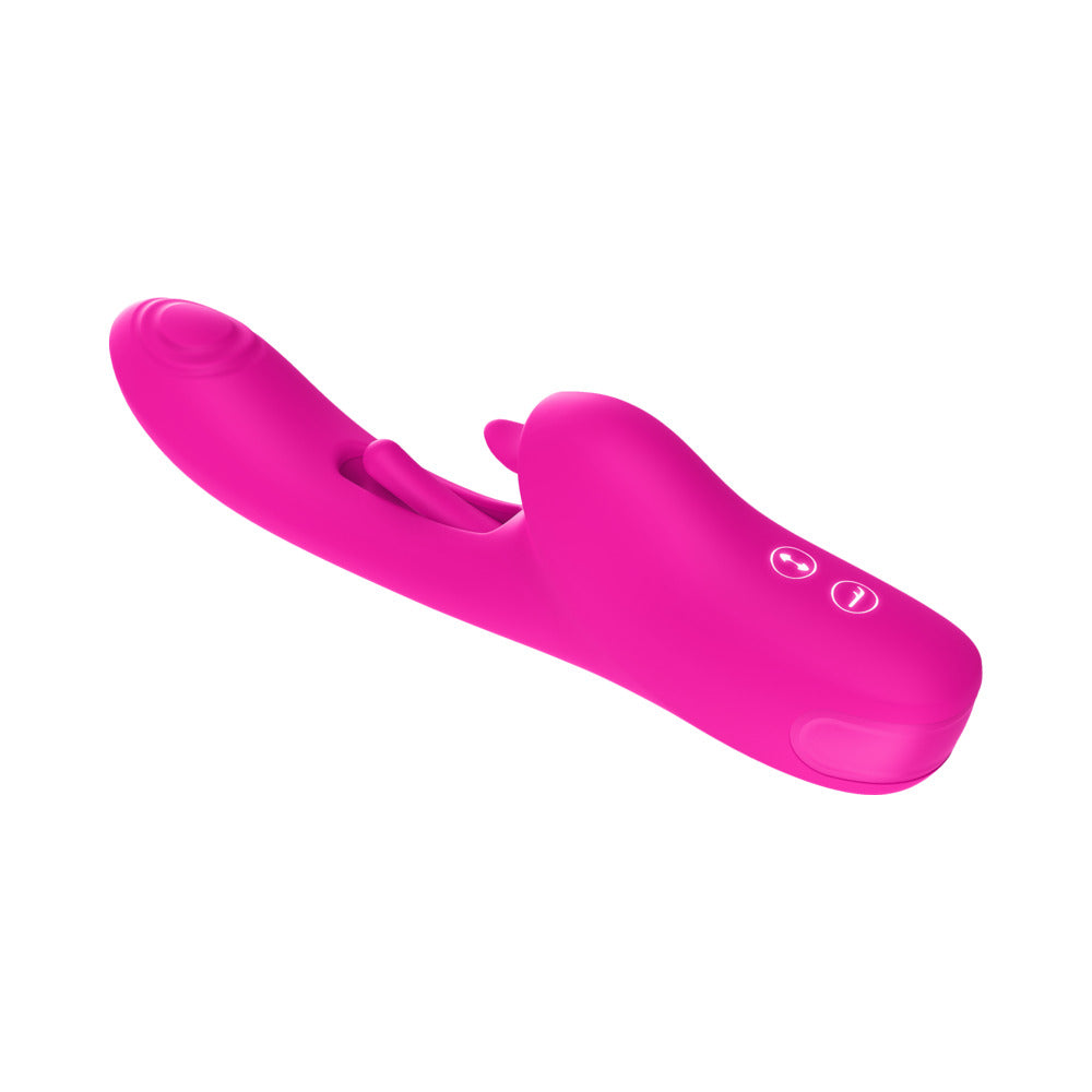 Luv Inc Tr46: Tapping Tongue Rabbit Vibrator Pink