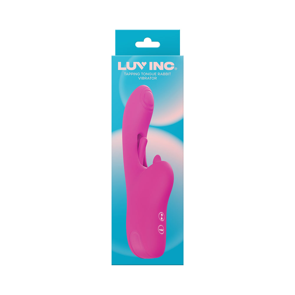 Luv Inc Tr46: Tapping Tongue Rabbit Vibrator Pink