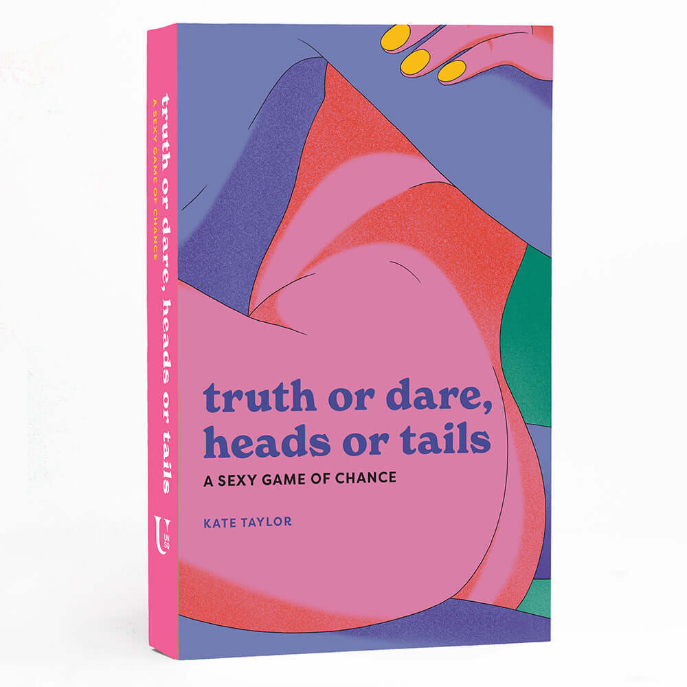 Truth or Dare Heads or Tails A Sexy Game of Chance card game cover by Kate Taylor.
