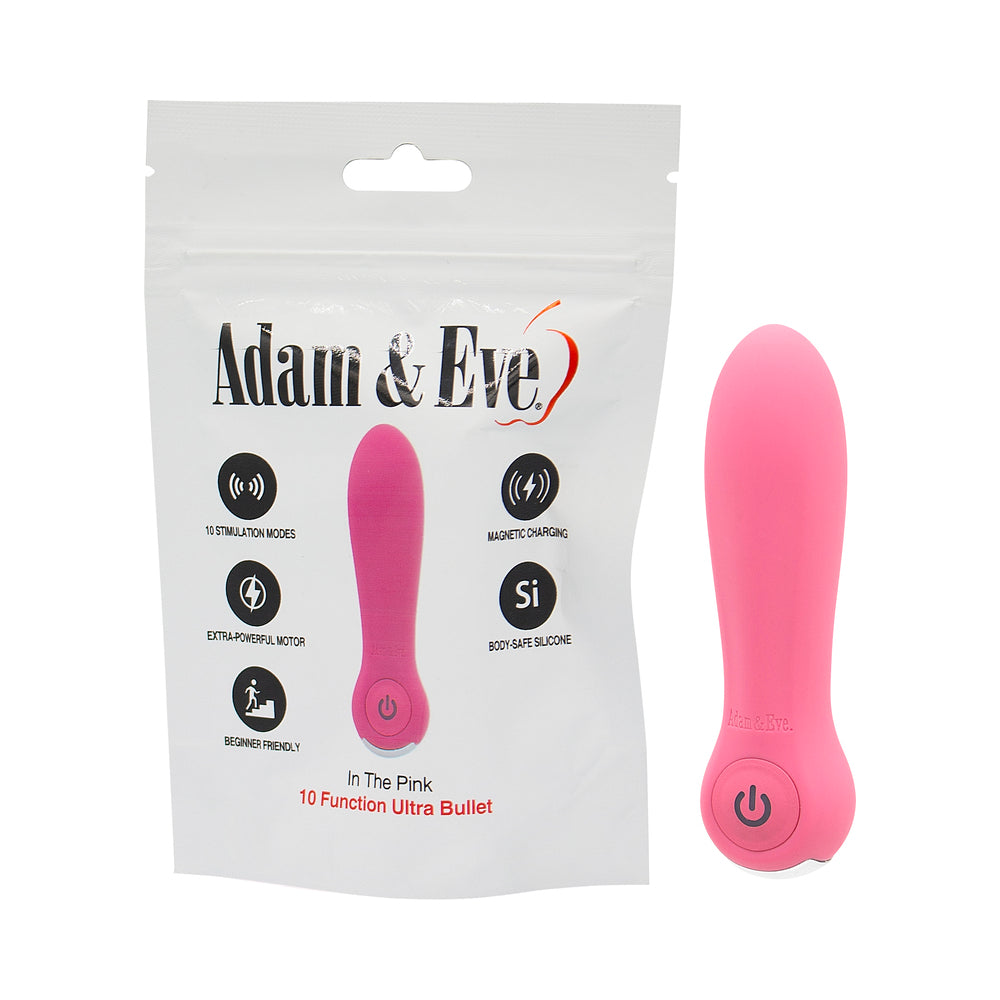 Adam & Eve In The Pink Bullet Vibrator (Bag Packaging)