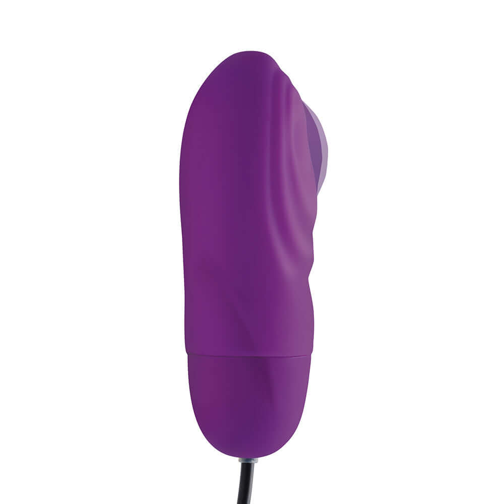 BANG! 7X Pulsing Rechargeable Silicone Bullet Purple