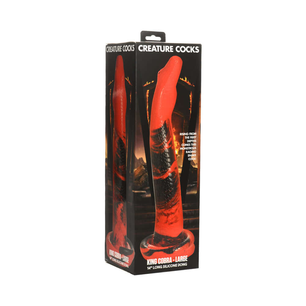 Creature Cocks King Cobra Large 14 inches Long Silicone Dong