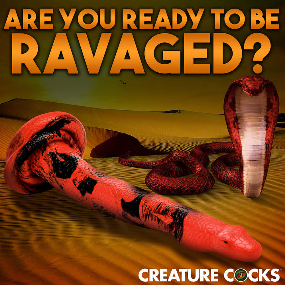 Creature Cocks King Cobra Large 14 inches Long Silicone Dong