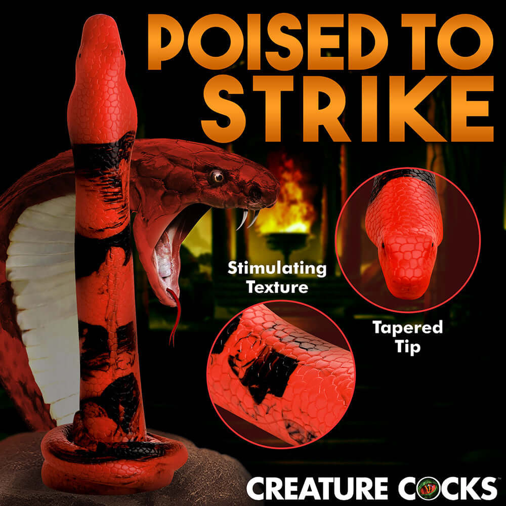 Creature Cocks King Cobra Large 14 inches Long Silicone Dong