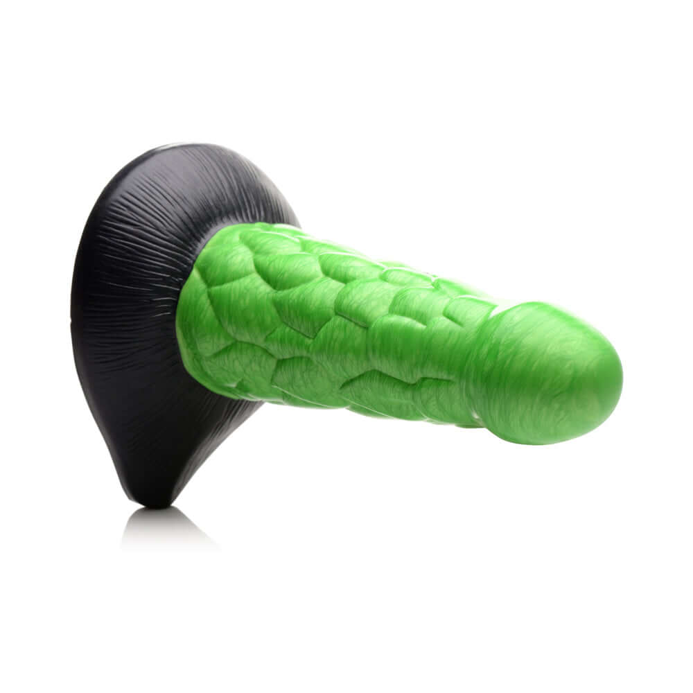 Creature Cocks Radioactive Reptile Thick Scaly Silicone Dildo