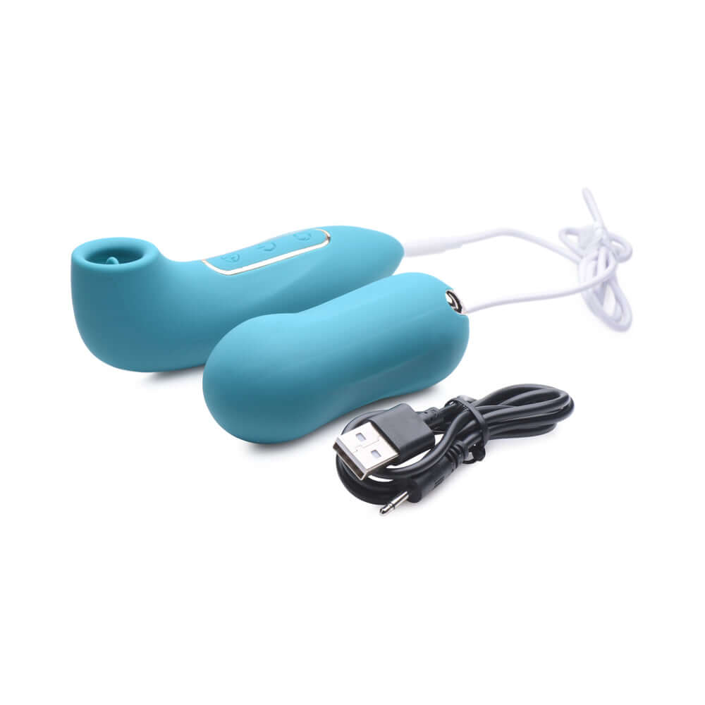 INMI Entwined Thumping Egg & Licking Clitoral Stimulator