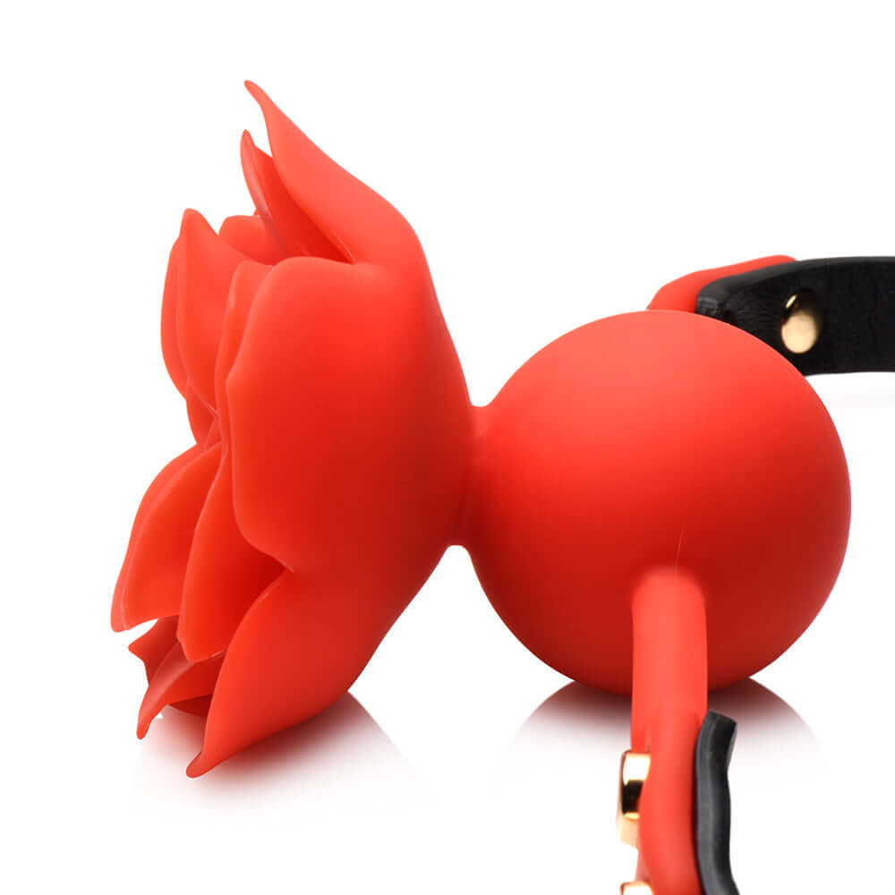 Master Series Blossom Gag Silicone Rose Gag