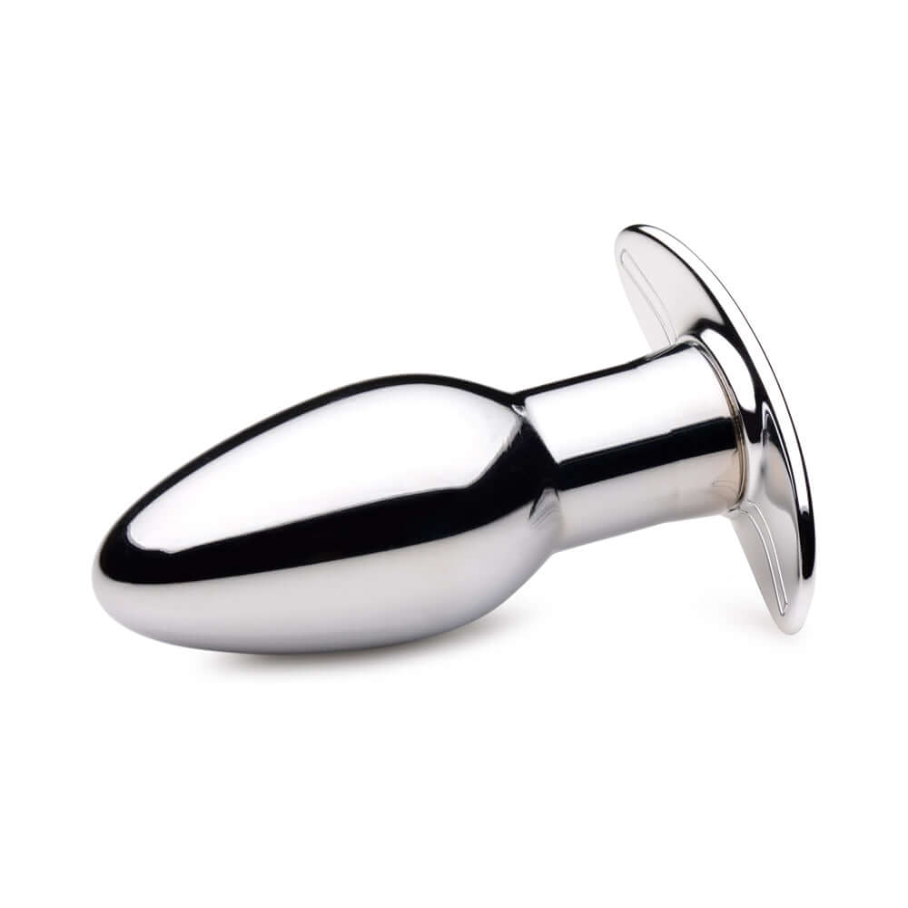 Master Series Chrome Blast 7X Rechargeable Butt Plug with Remote S