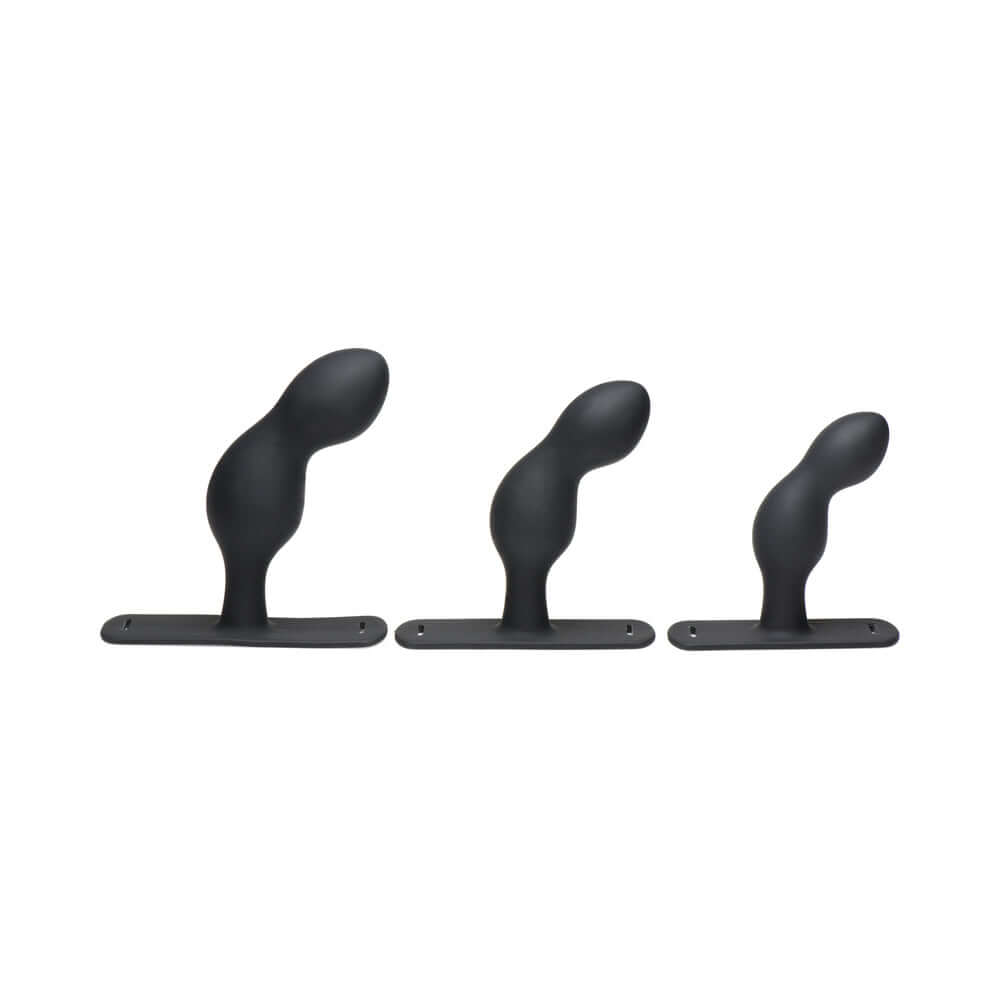 Master Series P-Spot Plugger Trainer 3-Piece Silicone Set with Harness