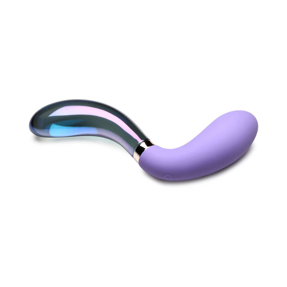 Prisms 10X Pari Dual Ended Wavy Silicone/Glass Vibrator