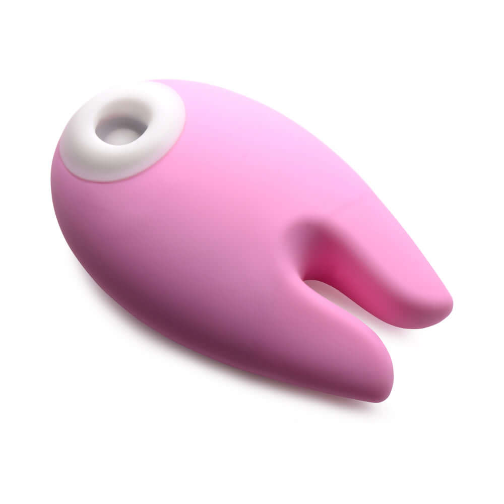 Shegasm Sucky Bunny Clitoral Stimulator Pink, a cute vibrator with bunny ears for intense clitoral pleasure.