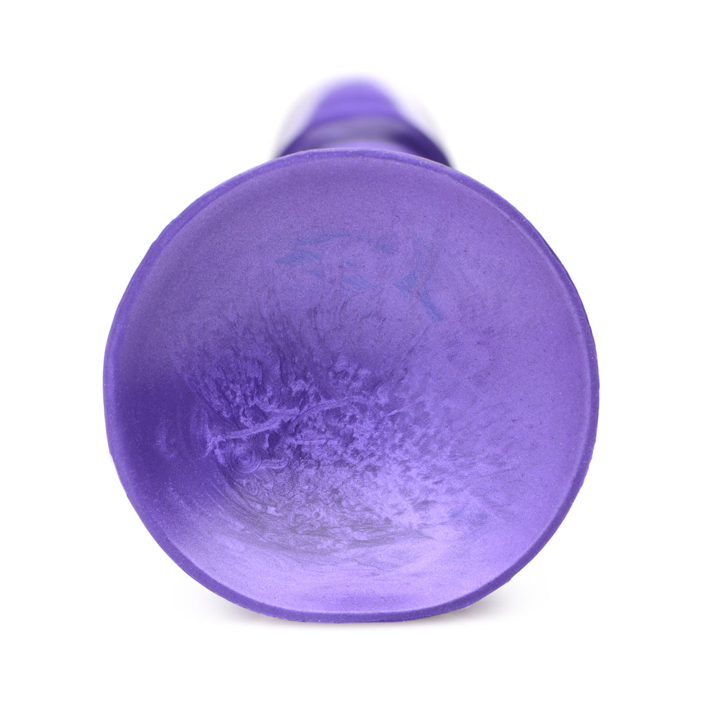 Simply Sweet 7 inches Metallic Silicone Dildo Purple