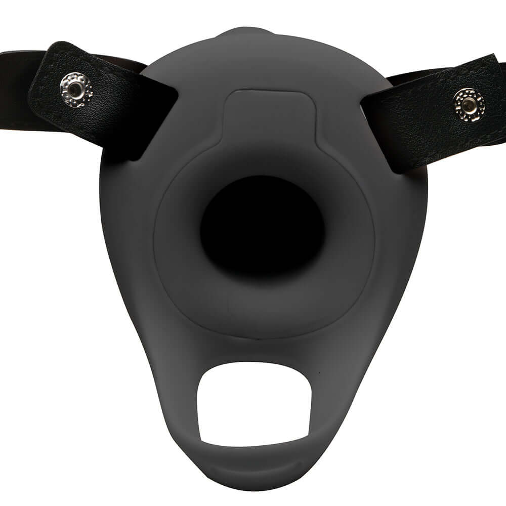 Size Matters 2 inches Erection 28X Realistic Remote Vibrating Silicone Sheath Black